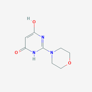 molecular formula C8H11N3O3 B1352951 2-Morpholinopyrimidine-4,6-diol CAS No. 24193-00-8