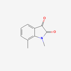 molecular formula C10H9NO2 B1352953 1,7-dimethyl-1H-indole-2,3-dione CAS No. 91790-39-5