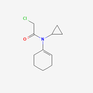 2-chloro-N-cyclohex-1-en-1-yl-N-cyclopropylacetamide