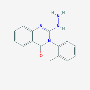 molecular formula C16H16N4O B1352969 3-(2,3-dimethylphenyl)-2-hydrazinoquinazolin-4(3H)-one CAS No. 84772-16-7