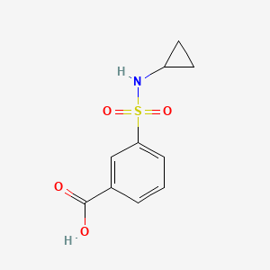 molecular formula C10H11NO4S B1352971 3-(cyclopropylsulfamoyl)benzoic Acid CAS No. 852933-50-7