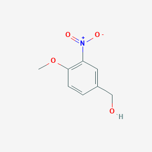 molecular formula C8H9NO4 B1352982 (4-Methoxy-3-nitrophenyl)methanol CAS No. 41870-24-0