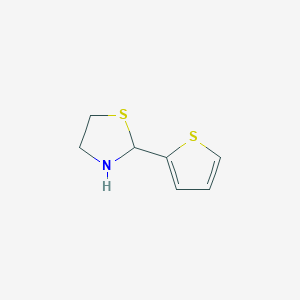 molecular formula C7H9NS2 B1353005 2-Thiophen-2-yl-thiazolidine CAS No. 31404-10-1