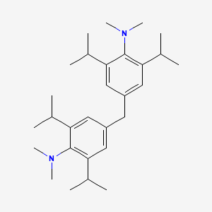 molecular formula C29H46N2 B1353006 4,4'-Methylenebis(2,6-diisopropyl-N,N-dimethylaniline) CAS No. 169501-63-7