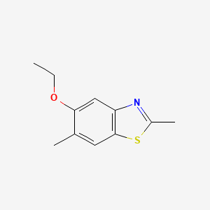 molecular formula C11H13NOS B1353009 5-Ethoxy-2,6-dimethyl-1,3-benzothiazole CAS No. 68930-73-4