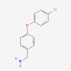 molecular formula C13H12ClNO B1353010 4-(4-氯苯氧基)苄胺 CAS No. 774525-83-6