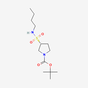 molecular formula C13H26N2O4S B13530155 tert-butyl(3R)-3-(butylsulfamoyl)pyrrolidine-1-carboxylate 