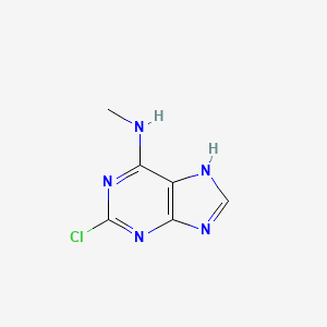 molecular formula C6H6ClN5 B1353017 2-氯-6(甲基氨基)嘌呤 CAS No. 82499-02-3