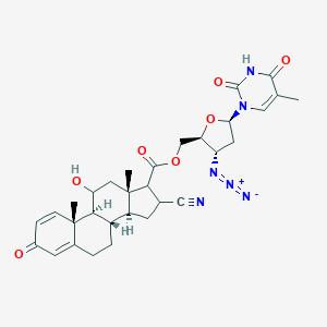 molecular formula C31H36N6O7 B135302 Choad-azt CAS No. 148335-29-9