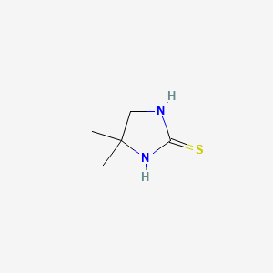 molecular formula C5H10N2S B1353024 4,4-Dimethyl-2-imidazolidinethione CAS No. 6086-42-6