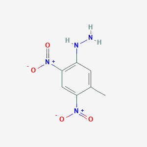 molecular formula C7H8N4O4 B1353031 (5-Methyl-2,4-dinitrophenyl)hydrazine 