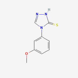 molecular formula C9H9N3OS B1353033 4-(3-methoxyphenyl)-4H-1,2,4-triazole-3-thiol CAS No. 36017-21-7