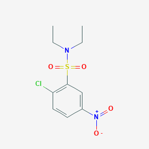molecular formula C10H13ClN2O4S B1353037 2-Chloro-N,N-diethyl-5-nitro-benzenesulfonamide CAS No. 4750-91-8
