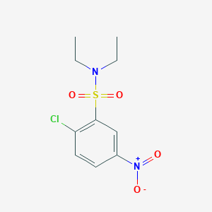 molecular formula C10H13ClN2O4S B1353037 2-氯-N,N-二乙基-5-硝基苯-1-磺酰胺 CAS No. 4750-91-8