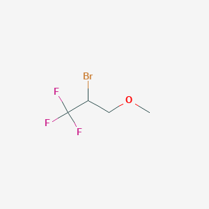 molecular formula C4H6BrF3O B1353040 2-Bromo-1,1,1-trifluoro-3-methoxypropane CAS No. 883498-92-8