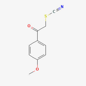 B1353042 2-(4-Methoxyphenyl)-2-oxoethyl thiocyanate CAS No. 6097-26-3