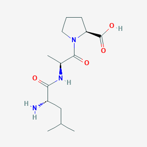 molecular formula C14H25N3O4 B1353055 H-Leu-Ala-Pro-OH CAS No. 132548-09-5