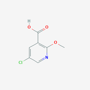 molecular formula C7H6ClNO3 B1353056 5-Chloro-2-methoxynicotinic acid CAS No. 54916-65-3