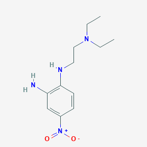 molecular formula C12H20N4O2 B1353059 N(1)-(2-(diethylamino)ethyl)-4-nitrobenzene-1,2-diamine 