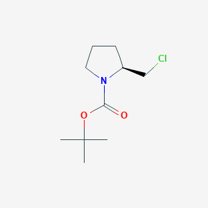 molecular formula C10H18ClNO2 B1353067 (S)-1-Boc-2-chloromethyl-pyrrolidine CAS No. 403735-05-7