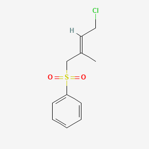 molecular formula C11H13ClO2S B1353069 1-(Benzenesulfonyl)-2-methyl-4-chloro-2-butene 