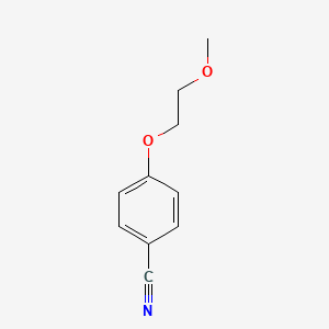 molecular formula C10H11NO2 B1353073 4-(2-甲氧基乙氧基)苯甲腈 CAS No. 80407-66-5