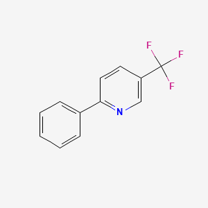 molecular formula C12H8F3N B1353077 2-苯基-5-(三氟甲基)吡啶 CAS No. 188527-56-2