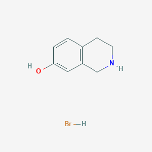 molecular formula C9H12BrNO B1353078 1,2,3,4-tetrahydroisoquinolin-7-ol Hydrobromide CAS No. 110192-19-3