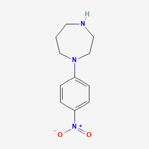 molecular formula C11H15N3O2 B1353085 1-(4-Nitrophenyl)-1,4-diazepane CAS No. 214124-83-1