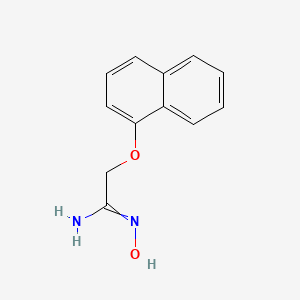 molecular formula C12H12N2O2 B1353088 N'-hydroxy-2-(1-naphthyloxy)ethanimidamide 