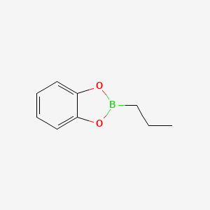 molecular formula C9H11BO2 B1353097 2-丙基-1,3,2-苯并二氧杂硼杂环 CAS No. 40218-49-3