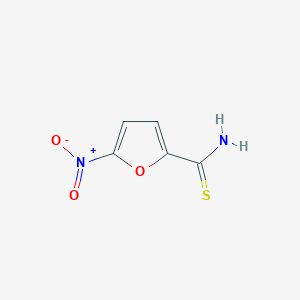molecular formula C5H4N2O3S B13531093 5-Nitrofuran-2-carbothioamide 