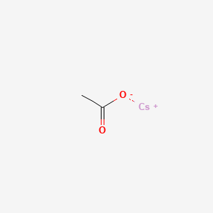 molecular formula CH3COOCs<br>C2H3CsO2 B1353113 Cesium acetate CAS No. 3396-11-0