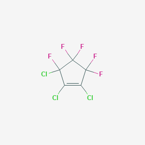 molecular formula C5Cl3F5 B1353132 1,2,3-Trichloropentafluorocyclopentene-1 CAS No. 3824-97-3