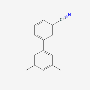 molecular formula C15H13N B1353134 3-(3,5-Dimethylphenyl)benzonitrile CAS No. 713079-19-7