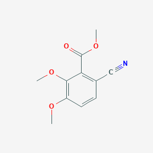 molecular formula C11H11NO4 B1353135 甲基6-氰基-2,3-二甲氧基苯甲酸酯 CAS No. 59084-78-5