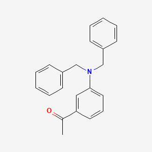 molecular formula C22H21NO B1353140 1-(3-(Dibenzylamino)phenyl)ethanone CAS No. 251966-49-1