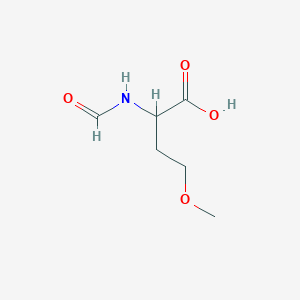 molecular formula C6H11NO4 B13531461 n-Formyl-o-methylhomoserine 