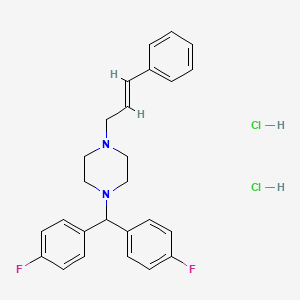 molecular formula C26H28Cl2F2N2 B1353156 Flunarizine Hydrochloride CAS No. 27064-95-5