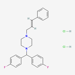 molecular formula C26H28Cl2F2N2 B1353156 Flunarizine hydrochloride CAS No. 27064-95-5