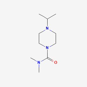 molecular formula C10H21N3O B13531800 N,N-dimethyl-4-(propan-2-yl)piperazine-1-carboxamide 