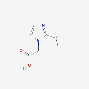 molecular formula C8H12N2O2 B1353181 (2-Isopropyl-imidazol-1-yl)-acetic acid CAS No. 876717-08-7