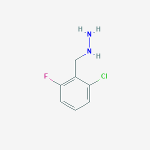 molecular formula C7H8ClFN2 B1353183 (2-Chloro-6-fluoro-benzyl)-hydrazine CAS No. 883546-66-5