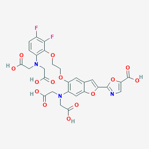 molecular formula C28H23F2N3O14 B135319 Fura F CAS No. 156638-57-2
