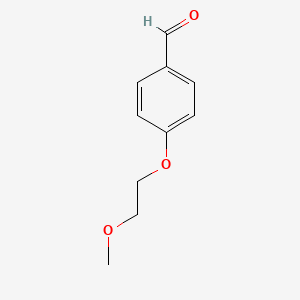 molecular formula C10H12O3 B1353197 4-(2-甲氧基乙氧基)苯甲醛 CAS No. 36824-00-7