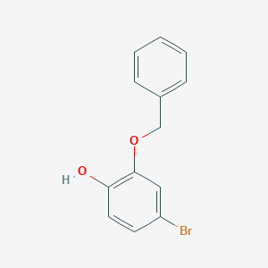 B135320 2-(Benzyloxy)-4-bromophenol CAS No. 153240-85-8