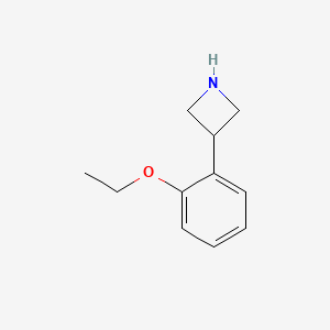 molecular formula C11H15NO B13532002 3-(2-Ethoxyphenyl)azetidine 