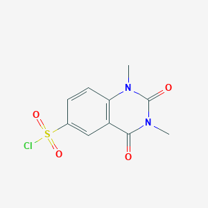 molecular formula C10H9ClN2O4S B1353209 1,3-Dimethyl-2,4-dioxo-1,2,3,4-tetrahydro-quinazoline-6-sulfonyl chloride CAS No. 773877-44-4