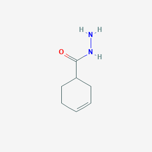 molecular formula C7H12N2O B1353235 Cyclohex-3-ene-1-carbohydrazide CAS No. 613656-69-2
