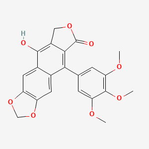 molecular formula C22H18O8 B1353238 Dehydropodophyllotoxin CAS No. 42123-27-3